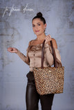 Cara Tote Bag - Jaguar & Cigar (End of Range)