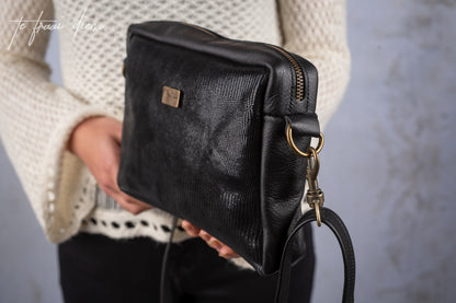 Anya Sling Bag - Black Bling