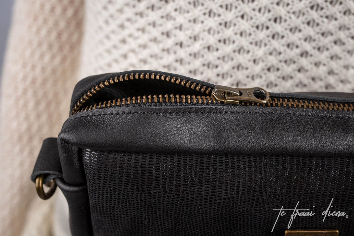 Anya Sling Bag - Black Bling