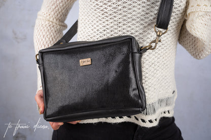 Anya Sling Bag - Black Bling