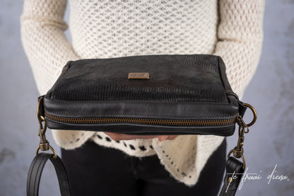 Anya Sling Bag - Black Bling