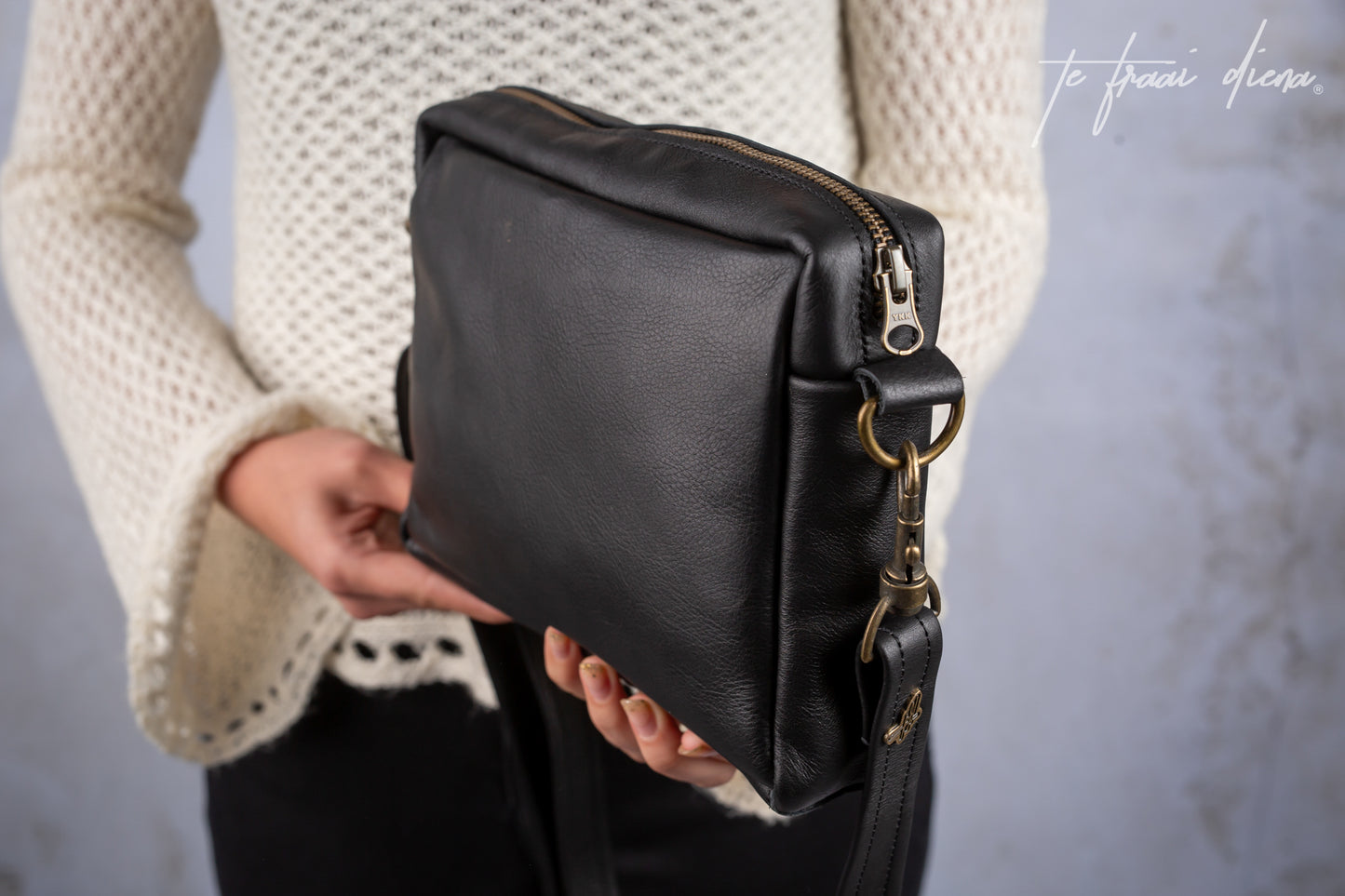 Anya Sling Bag - Black Bling