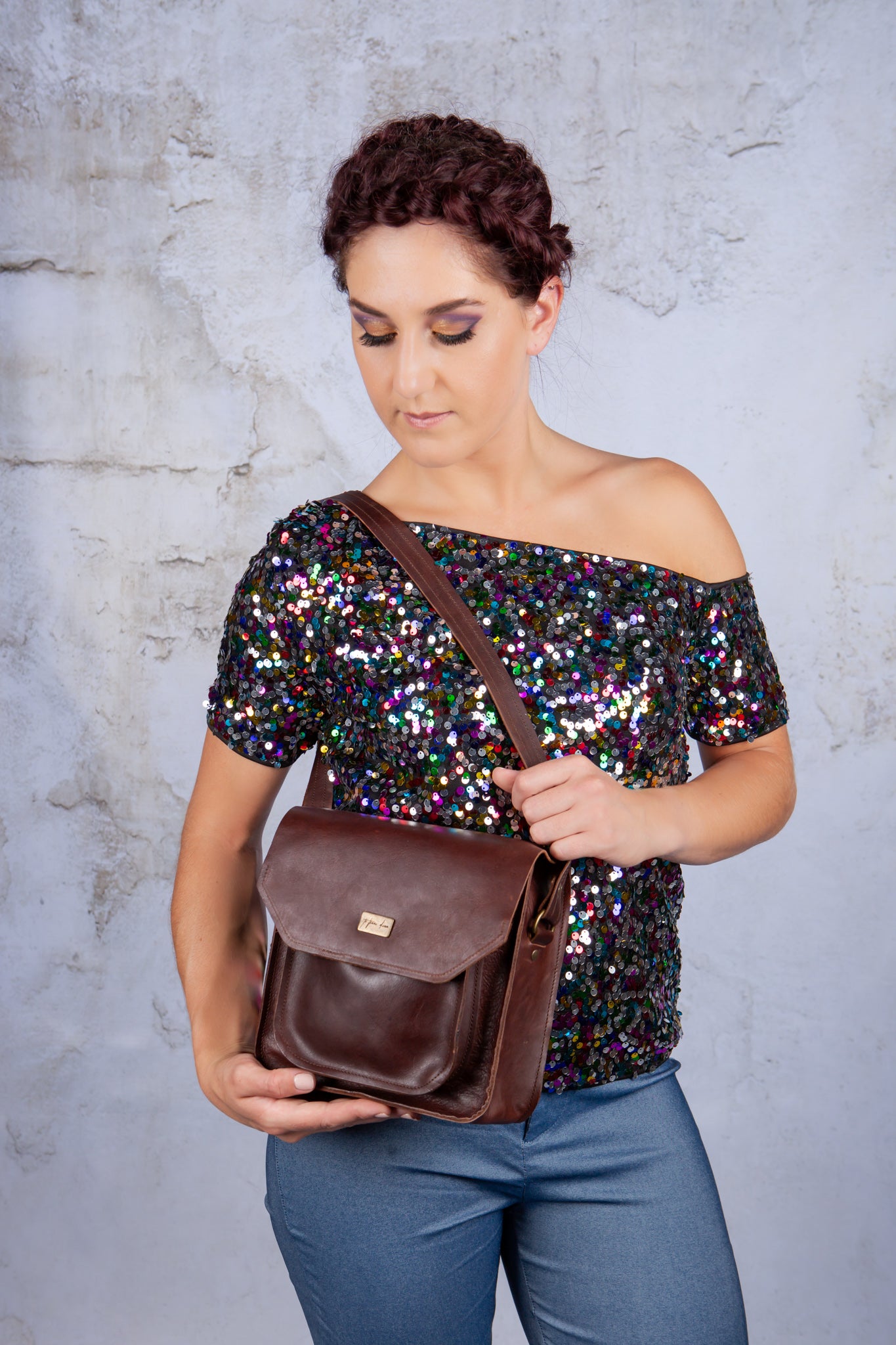 Box Satchel - Cigar Brown