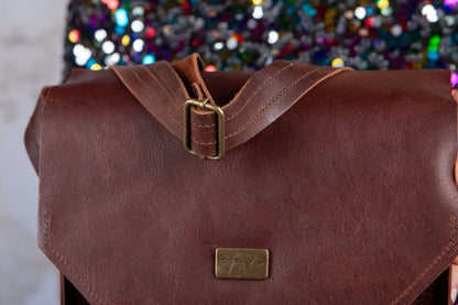 Box Satchel - Cigar Brown