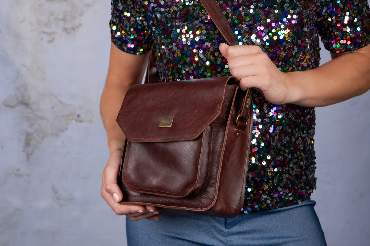 Box Satchel - Cigar Brown
