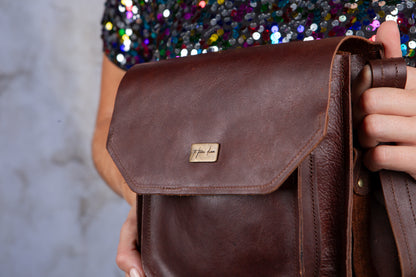 Box Satchel - Cigar Brown