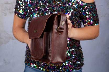 Box Satchel - Cigar Brown