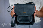 Box Satchel - Denim