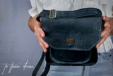 Box Satchel - Denim