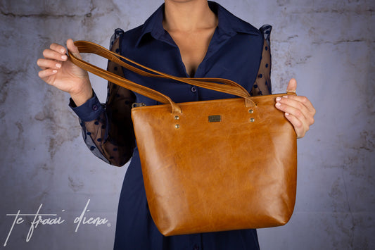 Cara Tote Bag - Toffee