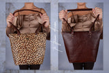 Cara Tote Bag - Jaguar & Cigar