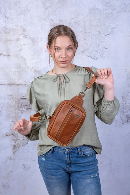 Cross Body Bag - Walnut