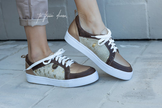 Fleur Sneaker - Gold Rush