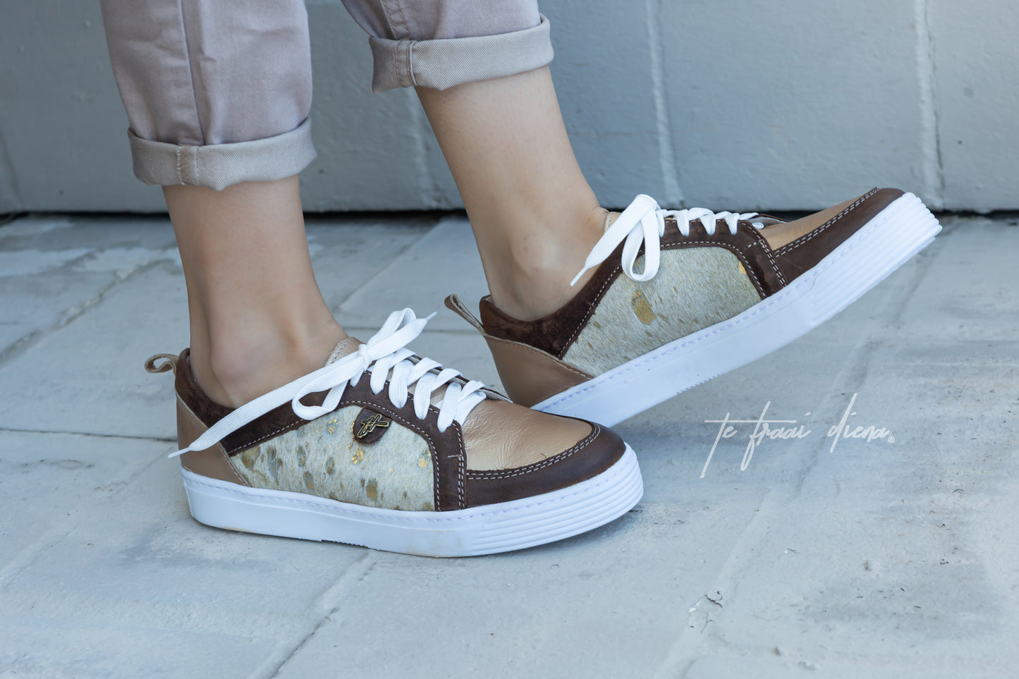 Fleur Sneaker - Gold Rush