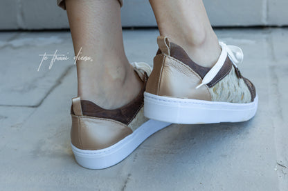 Fleur Sneaker - Gold Rush