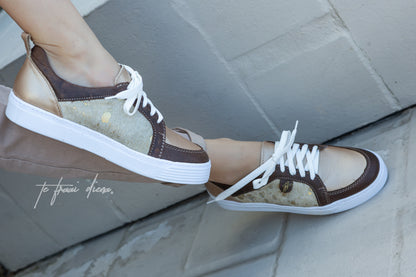 Fleur Sneaker - Gold Rush