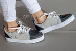 Fleur Sneaker - Navy Glitter