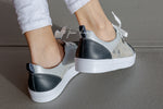 Fleur Sneaker - Navy Glitter