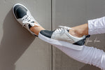 Fleur Sneaker - Navy Glitter