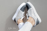 Fleur Sneaker - Navy Glitter