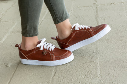 Fleur Sneaker - Tan