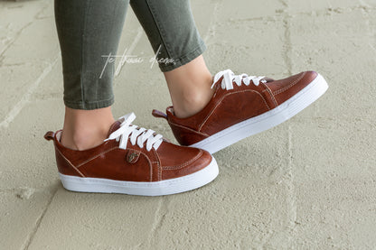 Fleur Sneaker - Tan