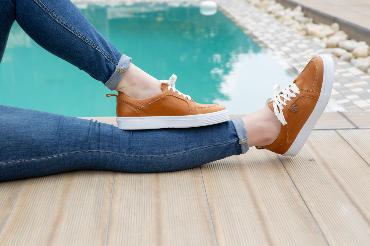 Fleur Sneaker - Toffee