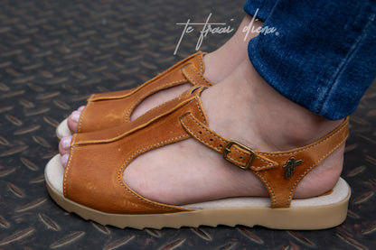 Izette - Toffee (Elevated Sole)