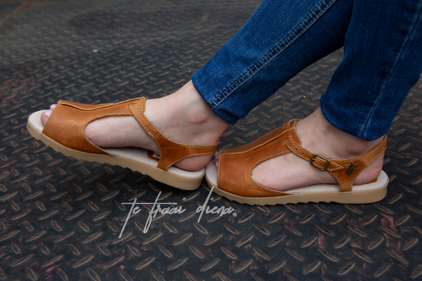 Izette - Toffee (Elevated Sole)