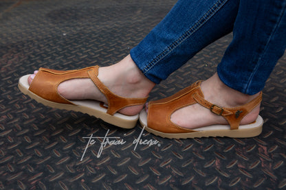 Izette - Toffee (Elevated Sole)