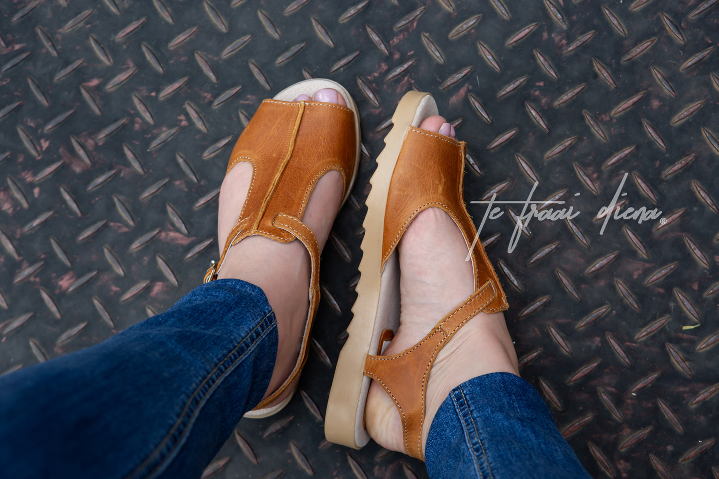 Izette - Toffee (Elevated Sole)