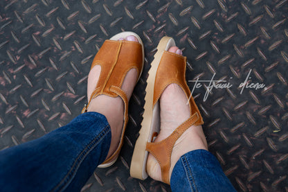 Izette - Toffee (Elevated Sole)