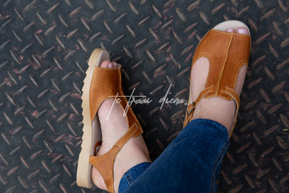 Izette - Toffee (Elevated Sole)