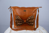 Janine Tote - Toffee with Jaguar Bow