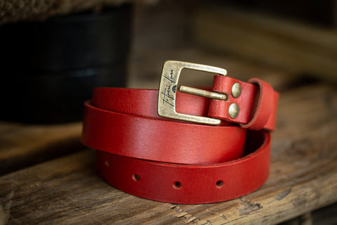 Ladies Belt - Red