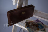 Zip Around Wallet - Choc