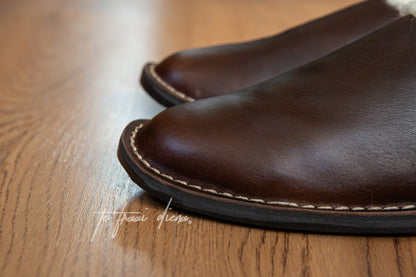 Men's Slipper - Dark Choc