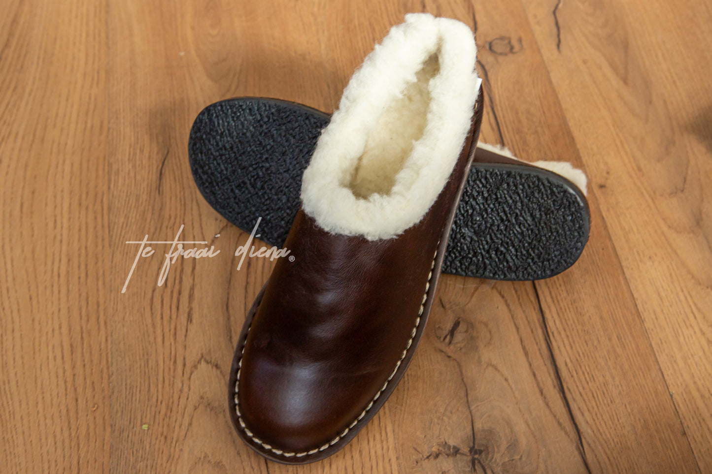 Men's Slipper - Dark Choc