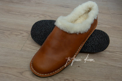Men's Slipper - Walnut