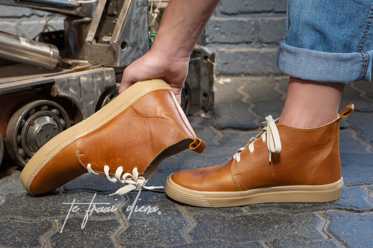 Men's Lace Up Sneaker Boot - Toffee
