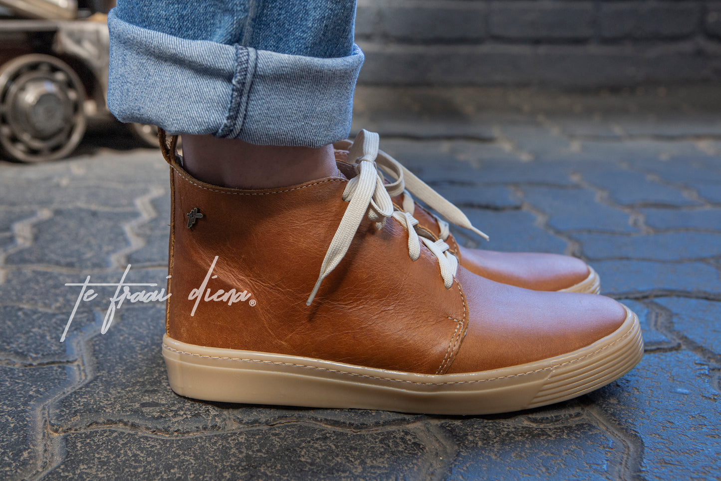 Men's Lace Up Sneaker Boot - Toffee