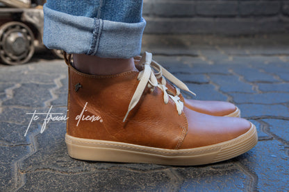 Men's Lace Up Sneaker Boot - Toffee