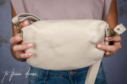 Moonbag - Cream & Silver