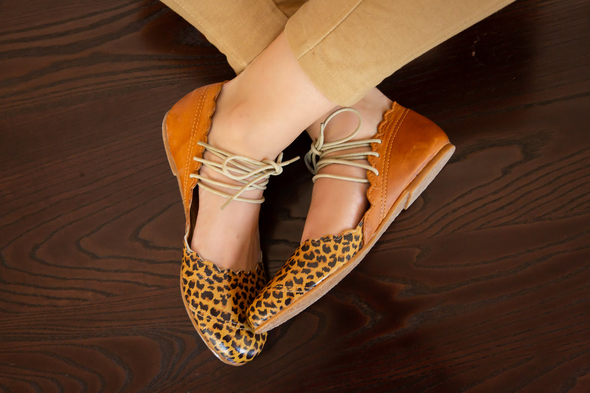 Nadia - Toffee & Leopard