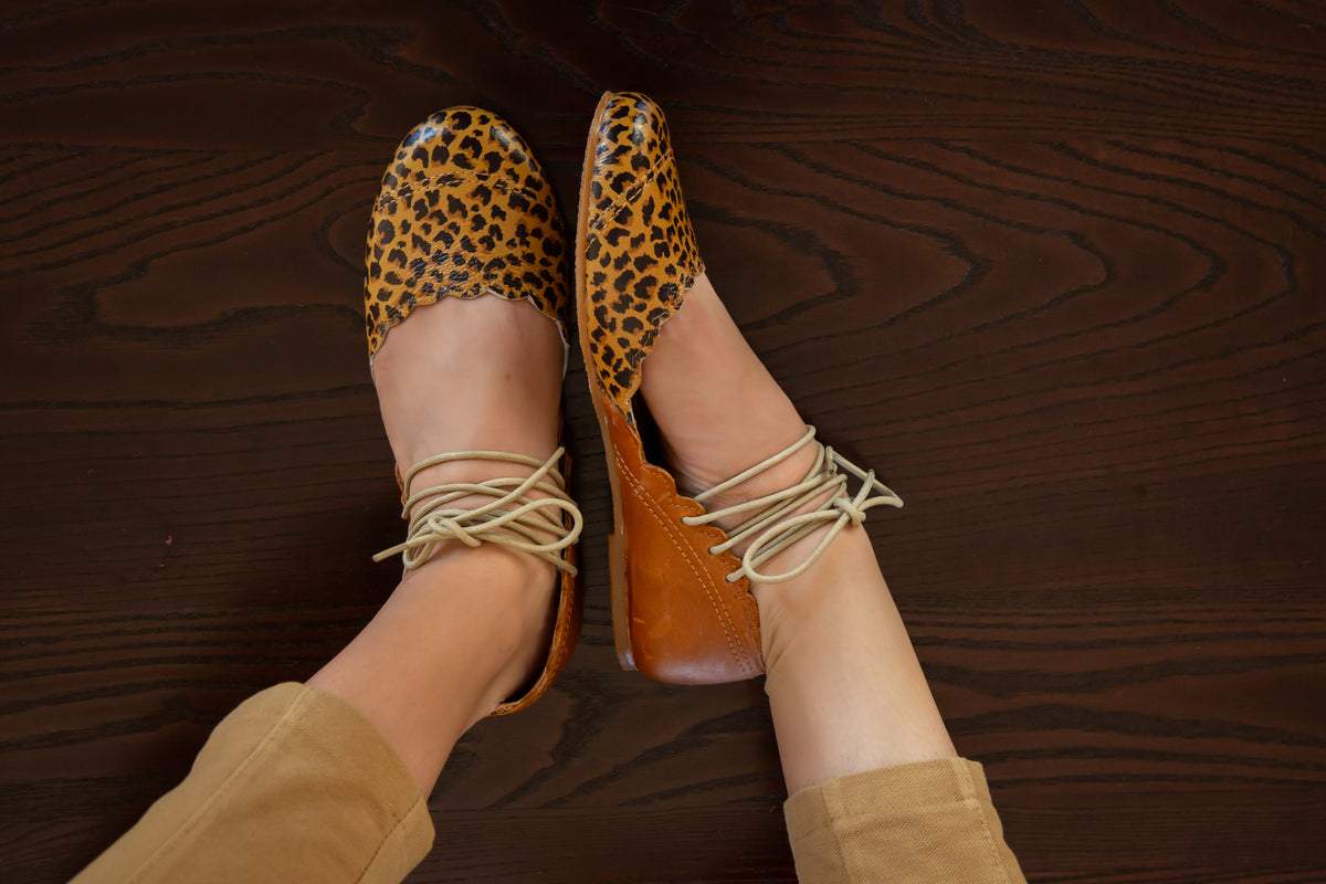 Nadia - Toffee & Leopard