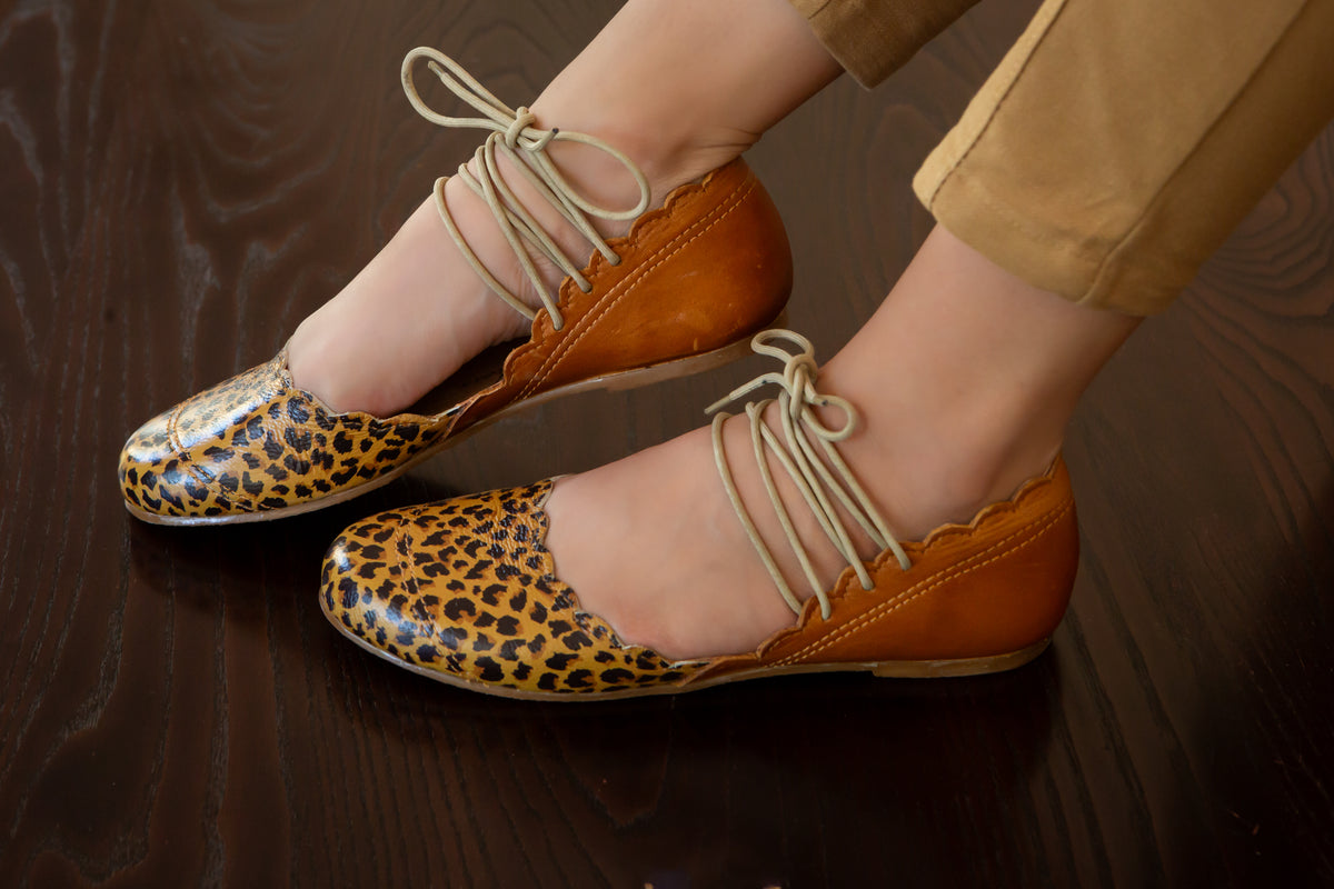 Nadia - Toffee & Leopard