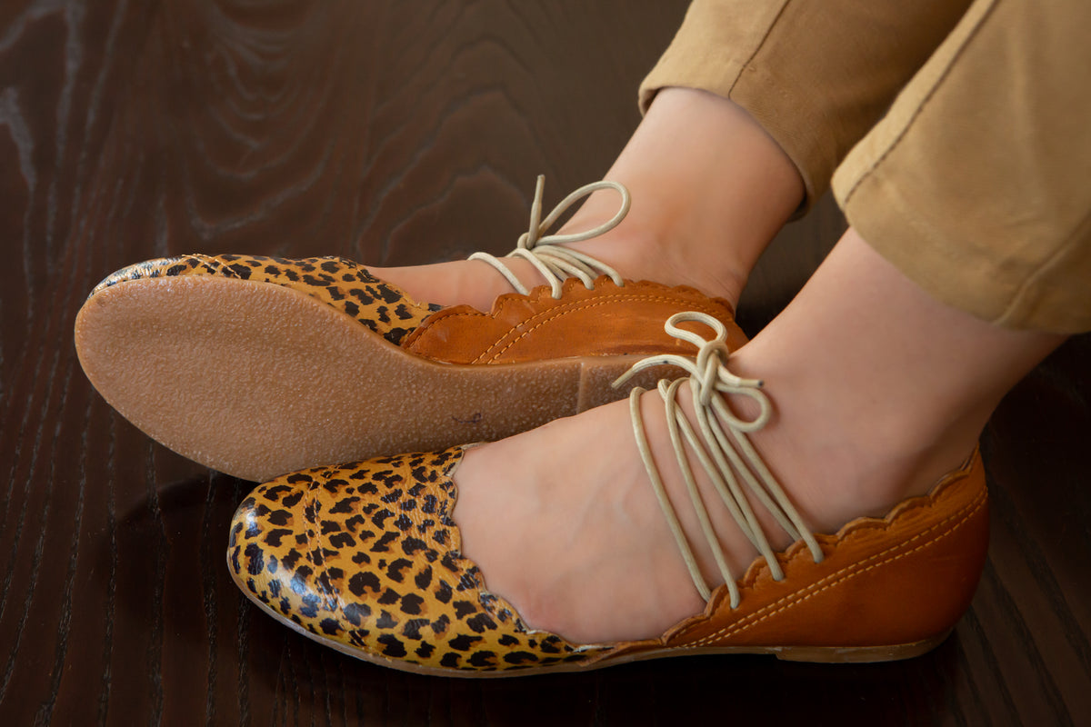 Nadia - Toffee & Leopard