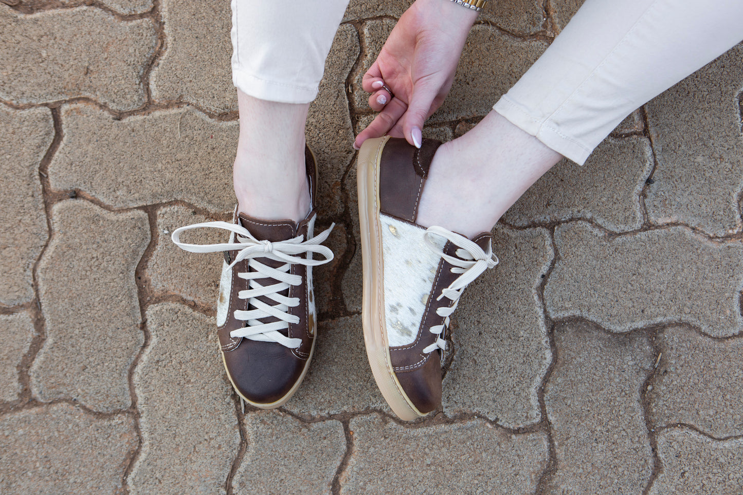 Nienke Sneaker - Golden Truffle