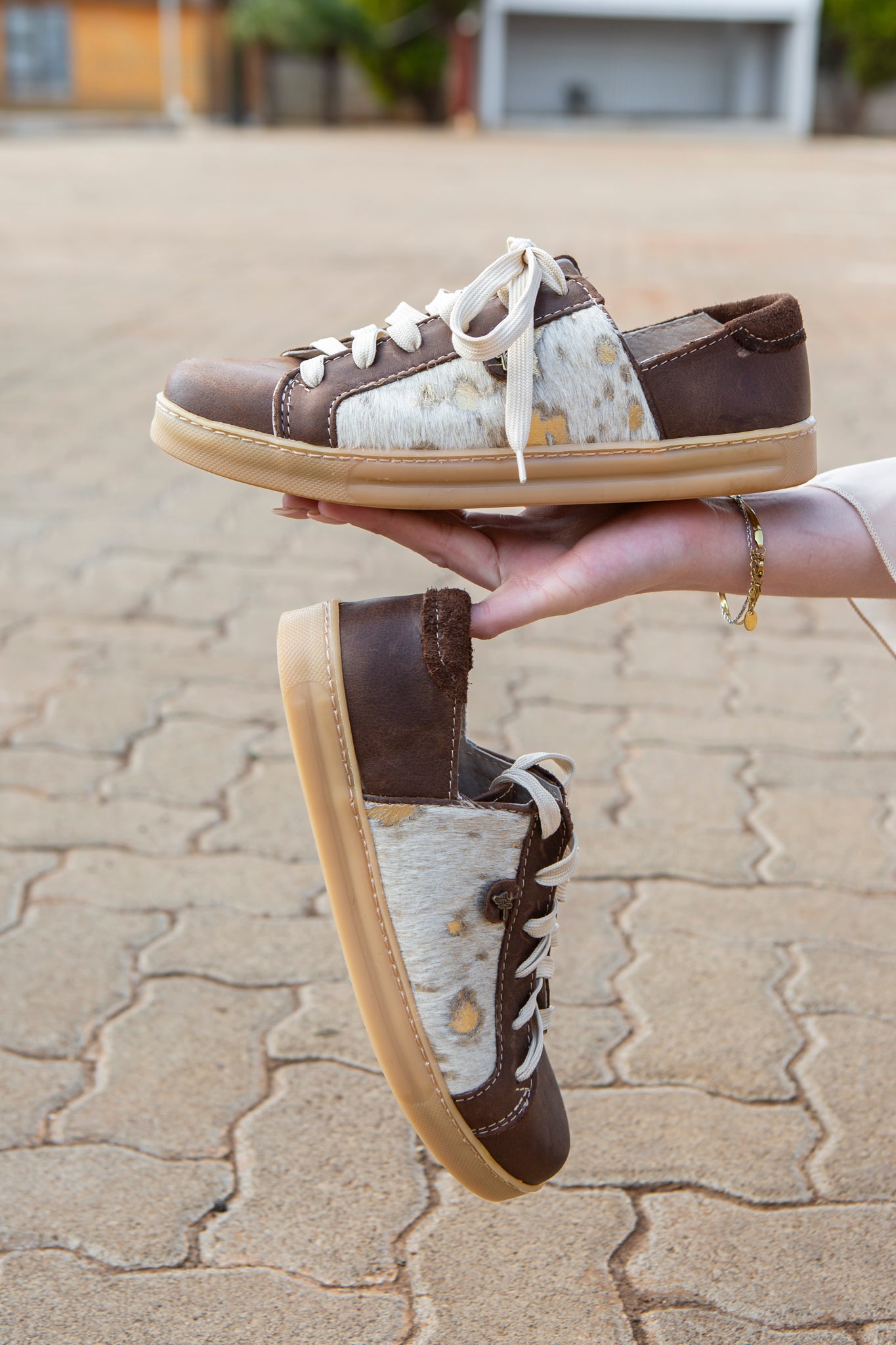 Nienke Sneaker - Golden Truffle