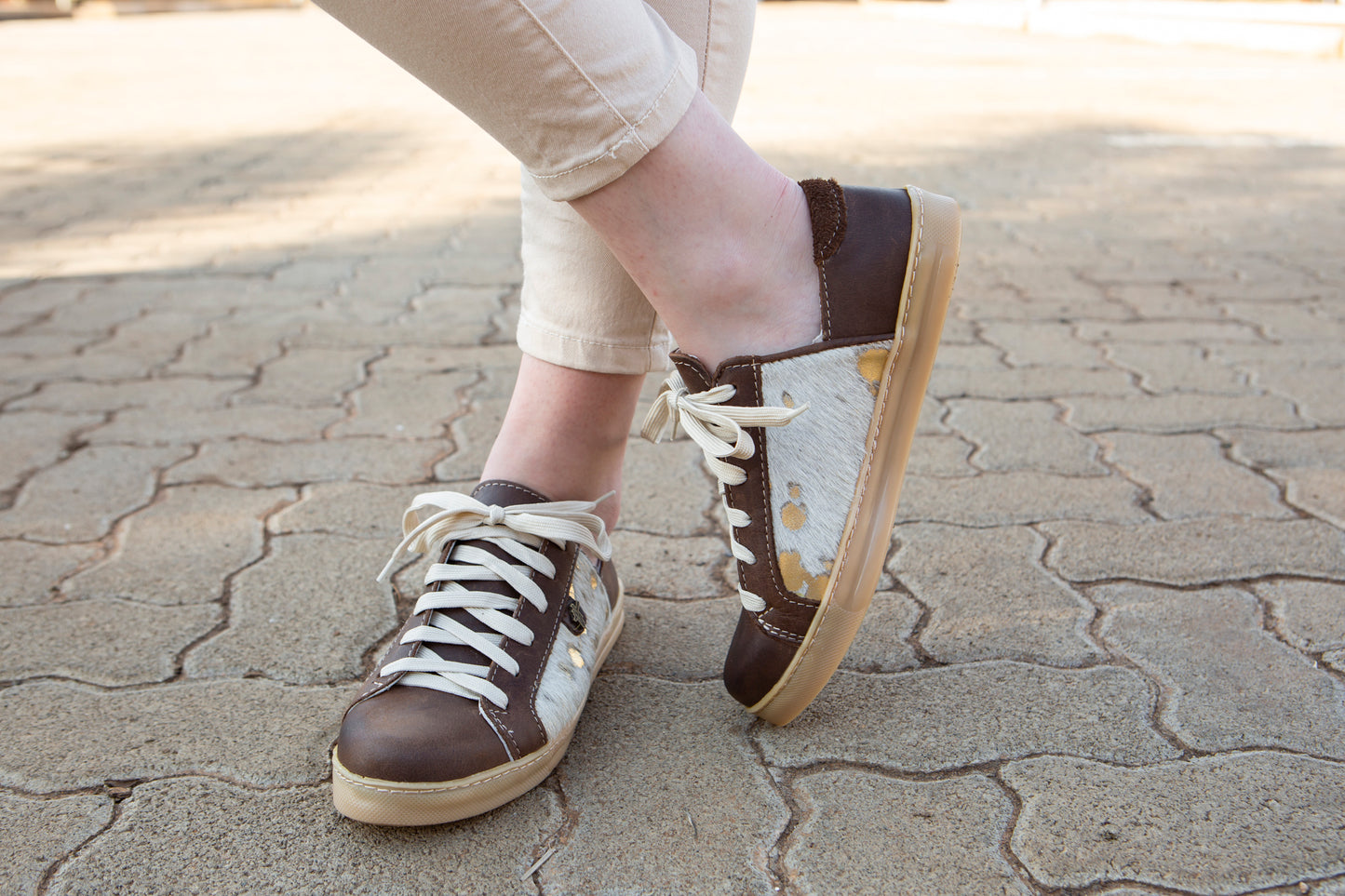 Nienke Sneaker - Golden Truffle